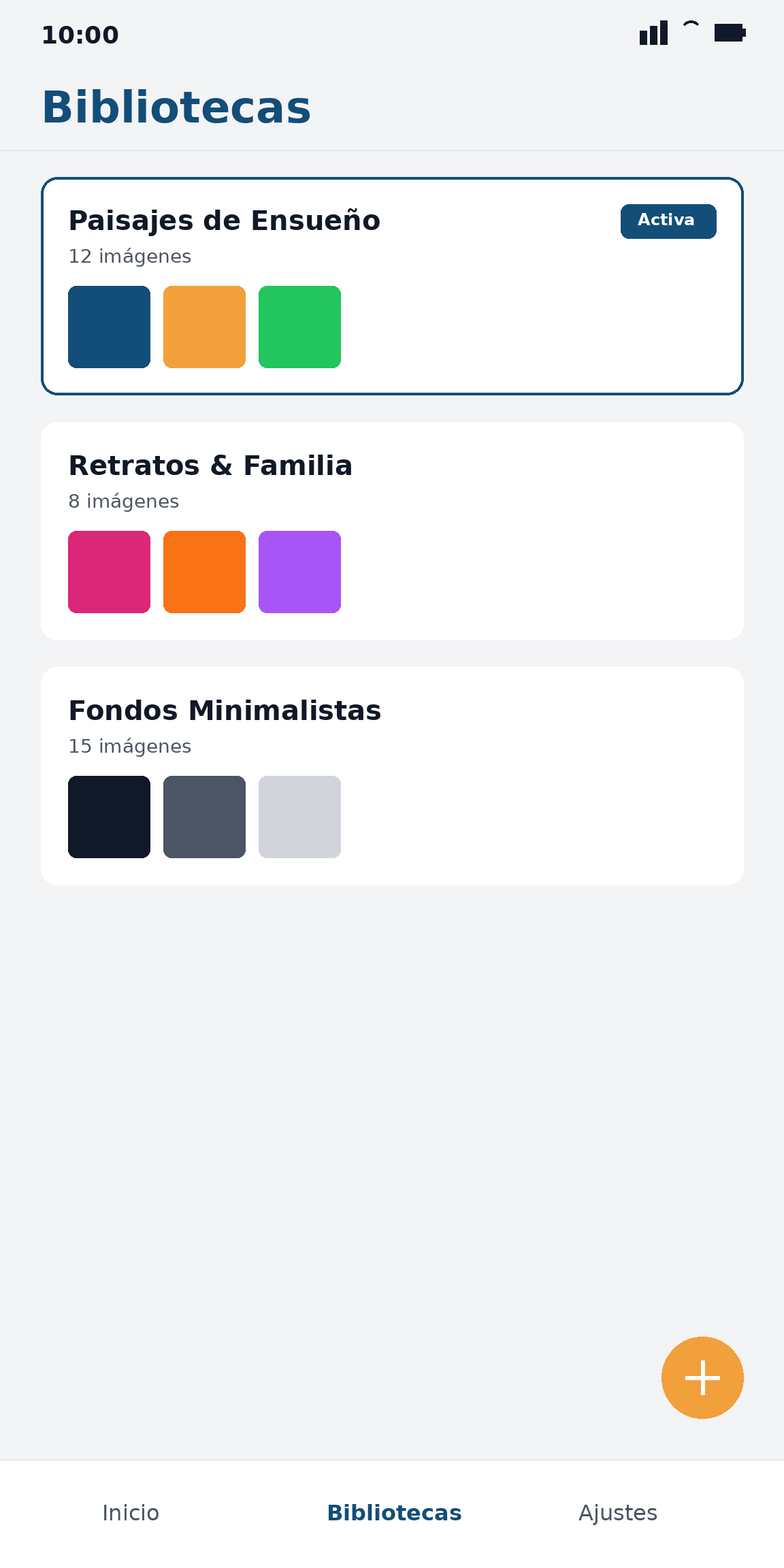 Bibliotecas Screenshot